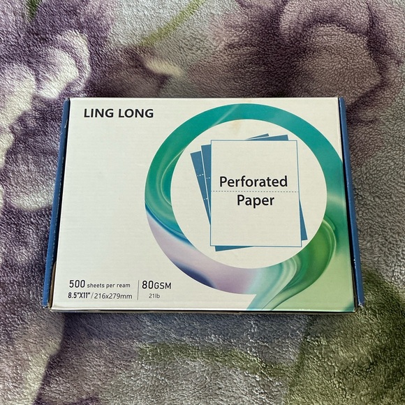 Ling Long Premium Perforated Paper in White - Picture 5 of 8